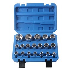 メーカー自動車修理スリーブセット19セット21pcs 1/2大飛六角梅スリーブレンチセットツール