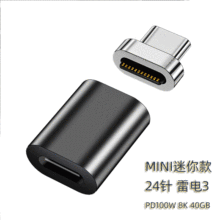һ������Type-C�����׵�3ת��ͷ��24PIN��ͷmini��PD100Wȫ����8K
