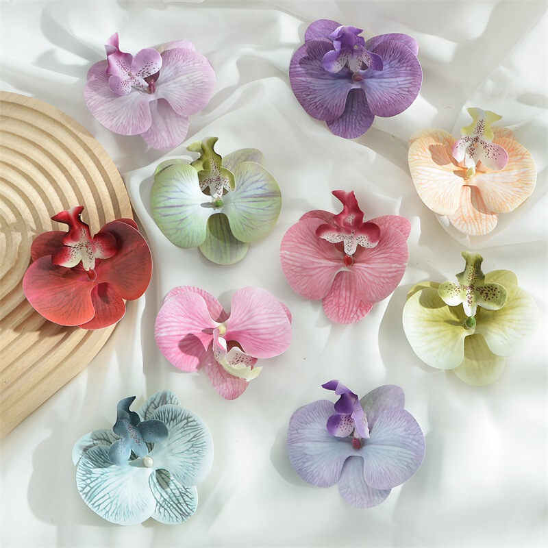 K8Cm Artificial Flower 3D Butterfly Orchid Head Film Butterfly Orchid Fake Flower Hairpin with Flower Head Butterfly Orchid Headwear Accessories K8Cm Artificial Flower 3D Butterfly Orchid Head Film Butterfly Orchid Fake Flower Hairpin with Flower Head Butterfly Orchid Headwear Accessories