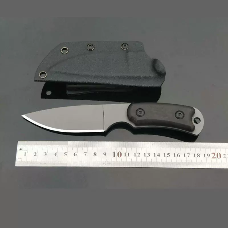 联邦锻打小猎刀碳钢刀具防身直刀开刃求生存刀户外刀野外求生军刃