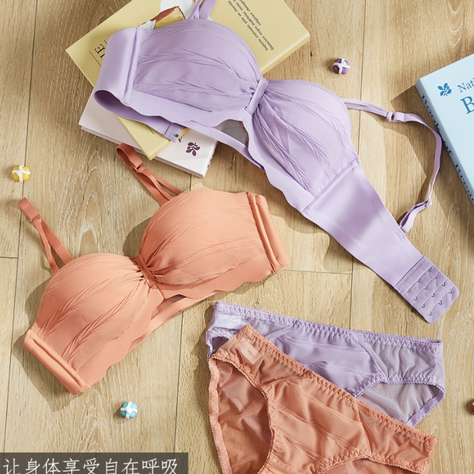 Venta directa de fábrica comercio electrónico transfronterizo Sudeste de Asia Vietnam Tailandia damas sin costuras sujetador de recogida lateral cómodo