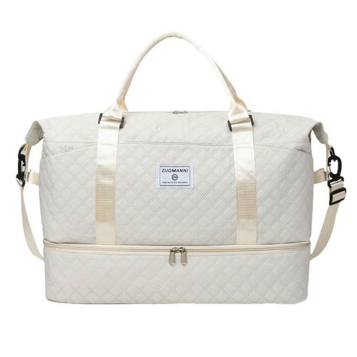 Portable suitcase for business trips, foldable large-capacity multi-functional fitness bag, simple and stylish trendy travel bag