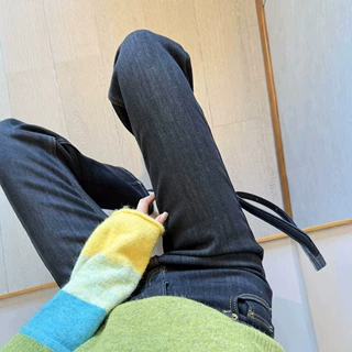 ~  牛仔黑喇叭长裤   0.8kg    9101008
