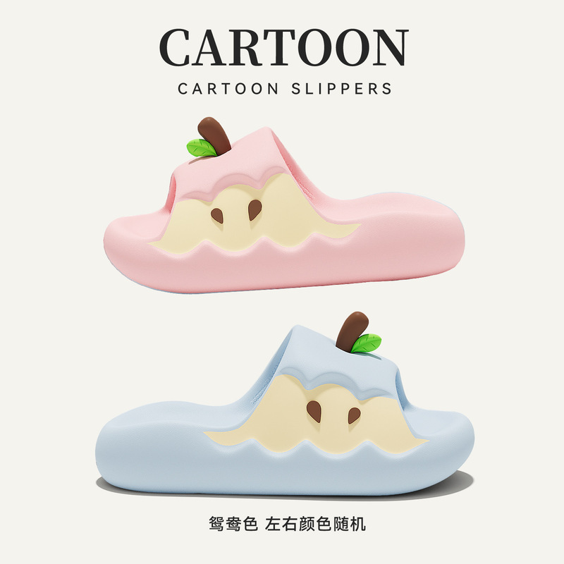 Apple Crocs レディース 夏 厚底 家庭用 室内用 滑り止め 両用サンダル 女性用 卸売|undefined
