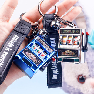 Fruit machine slot machine can hang keychain fun entertainment entertainment jewelry luggage and accessories pendant, Ratio -Type toy