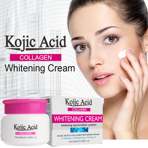 Cross-border Collagen Kojic Acid Cream Hydrating, Moisturizing and Brightening Foreign Trade Skin Care Products Wholesale Kojic Acid Cream