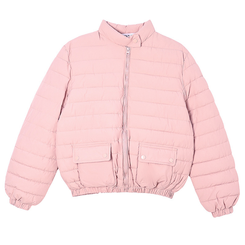 Transfronterizo 2025 invierno nuevo corto versátil ropa de algodón comercio exterior ropa de algodón moda casual chaqueta de algodón exterior chaqueta