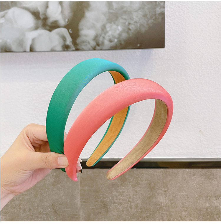 Fashion Solid Color Cloth Hair Band2