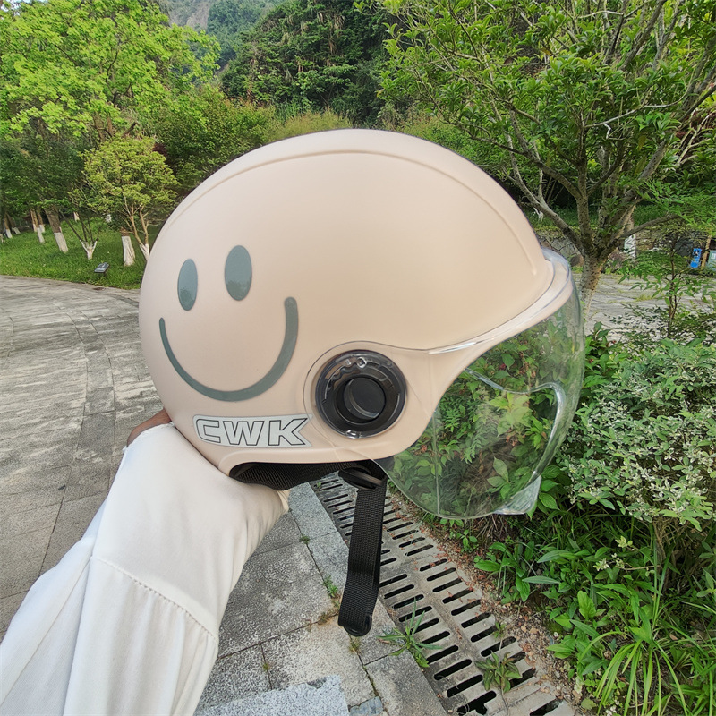 3C certification electric battery car adult helmet men and women summer sunscreen motorcycle four seasons universal safety helmet