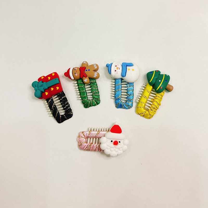 Christmas cartoon pet headdress cat dog hairpin Yorkshire pet clip broken hair clip hairpin_voghion.com