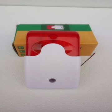 直流12V可调闪光器 带闪灯警号喇叭 声光报警器 防盗报警器103