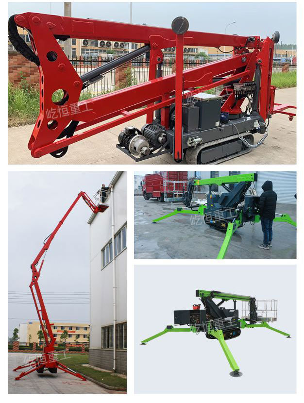 Customized Articulated Arm Lift Platform with 360-Degree Rotating Arm for Maintenance, Electric Hydraulic Aerial Work Platform