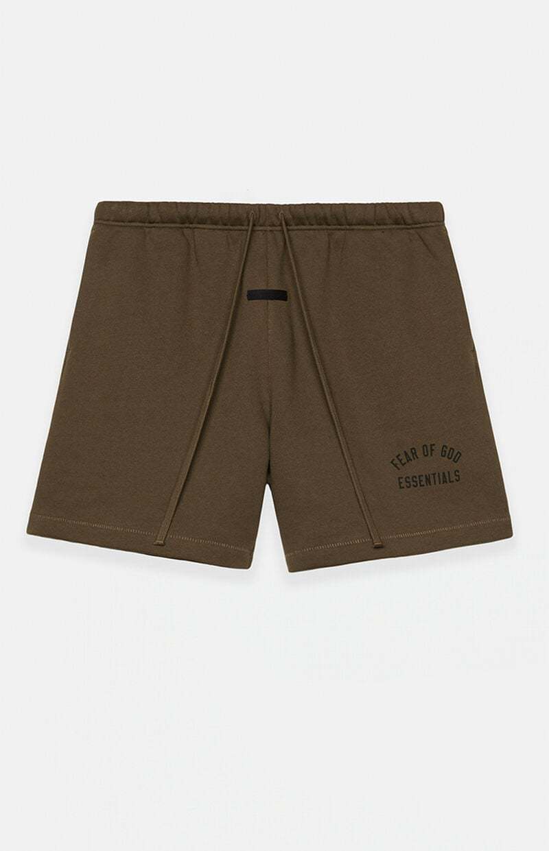 Fear of God Essentials Sweat Shorts 480GSM Heavy Fleece Brown