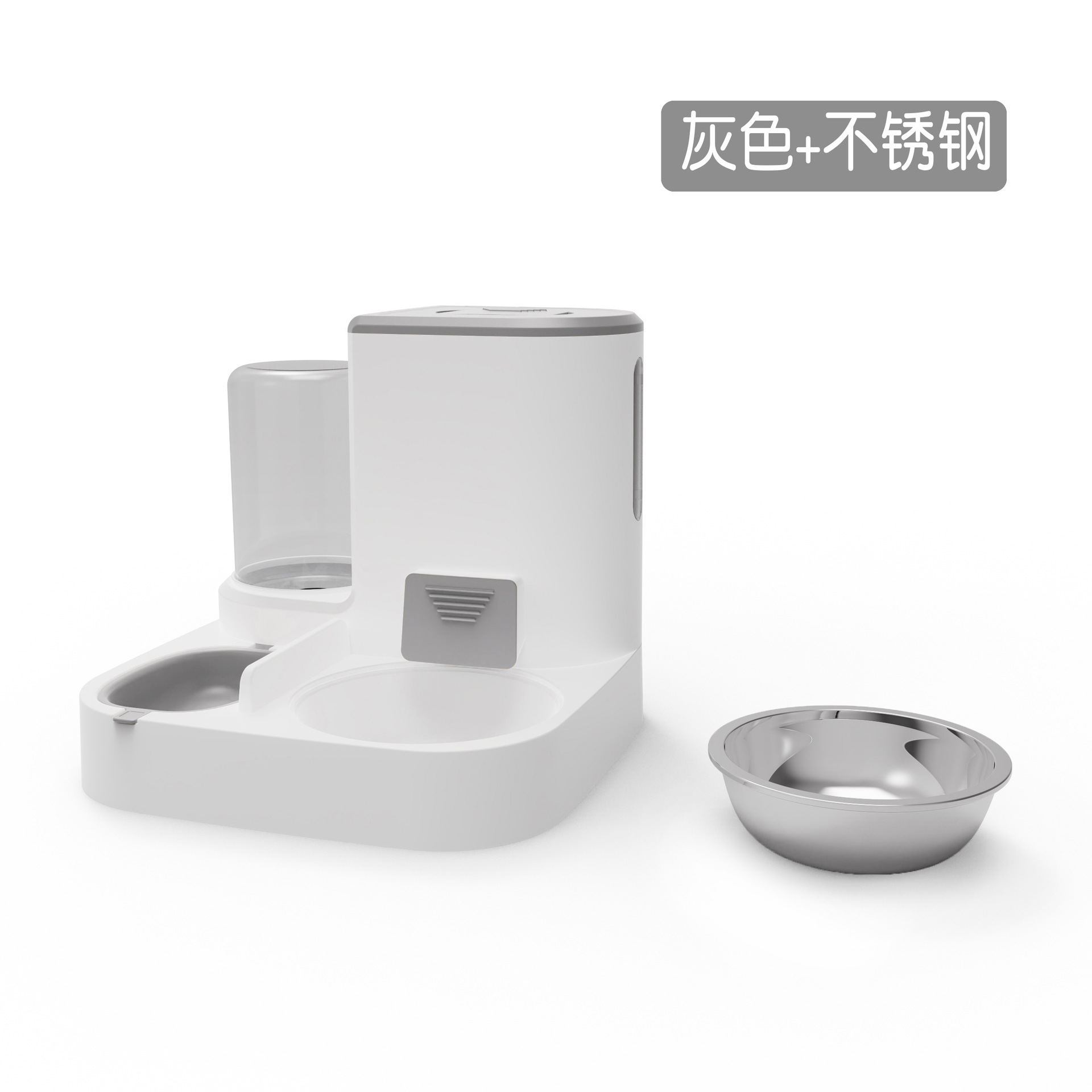 Gato de alta apariencia alimentación automática de agua alimentador integrado tazón de cerámica tazón de acero inoxidable tazón de comida para mascotas al por mayor