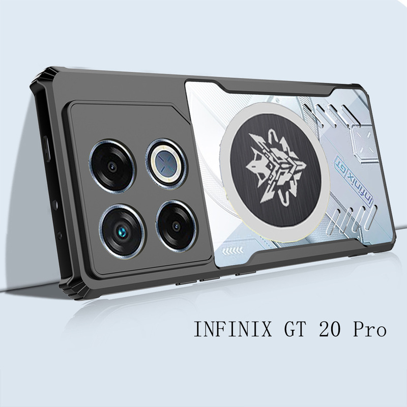 放熱シェルに適した Transsion infinix GT 30 20 10 Pro 携帯電話ケースアクリル高透明保護カバー|undefined