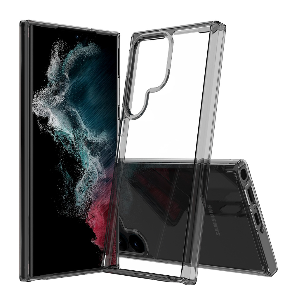 Aplicable a la caja del teléfono de cerveza transfronteriza SAM S23Ultra dos en uno acrílico 1,5mm resistente a los arañazos cubierta resistente a las caídas