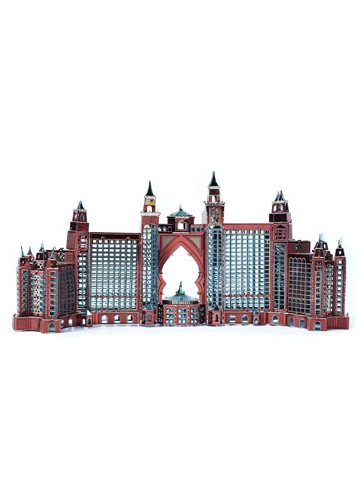 Полный металлический конструктор, маленькая трехмерная головоломка, DIY, 3D
