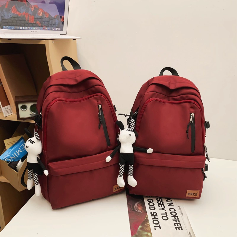 Fashionable capacious backpack, shoulder bag for leisure