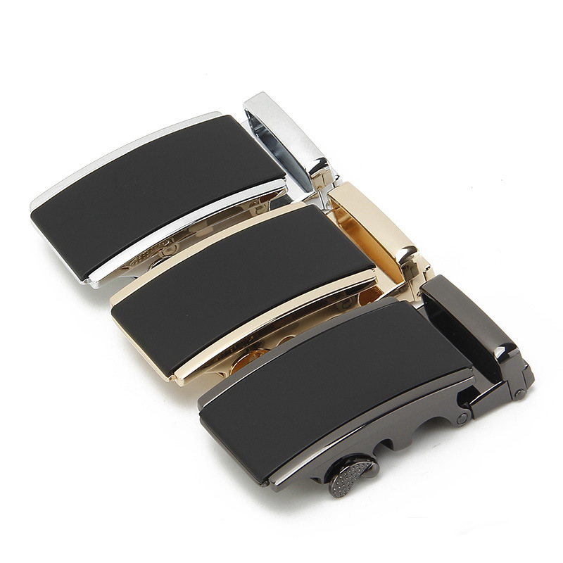 Guan product 3.5CM men's belt buckle electrophoresis automatic buckle belt waist head men's pants head business source manufacturers Guan product 3.5CM men's belt buckle electrophoresis automatic buckle belt waist head men's pants head business source manufacturers