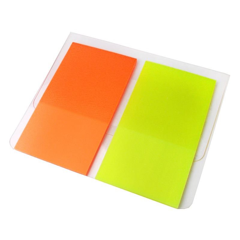 N pegatinas de plástico flecha transparente etiqueta pequeña fluorescente se puede volver a colocar índice de clasificación de plástico post-it pegatinas de Pepsi