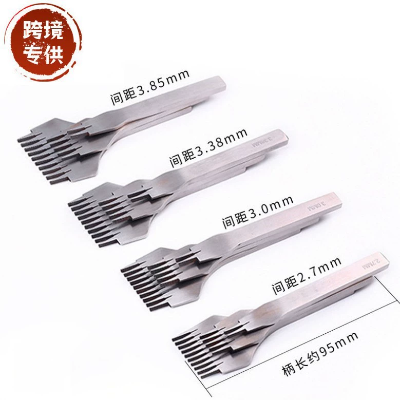 Ручной инструмент для снятия фаски из кожи, французский фаскосниматель с интервалом 2,7/3,0/3,38/3,85 мм