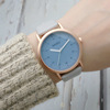 Matte watch suitable for men and women, fashionable belt for boys, quartz watches