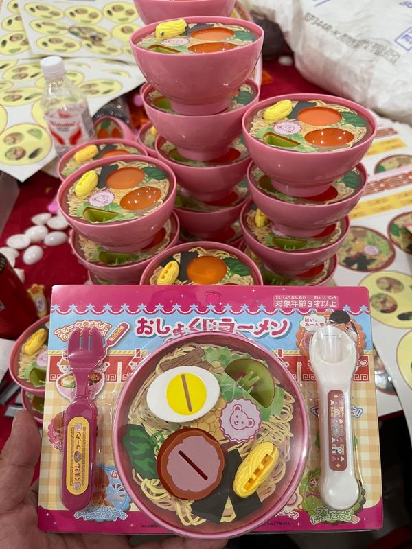 小熊便当布丁喂食玩具套装仿真过家家食玩具爆儿童日式小女孩礼物|undefined