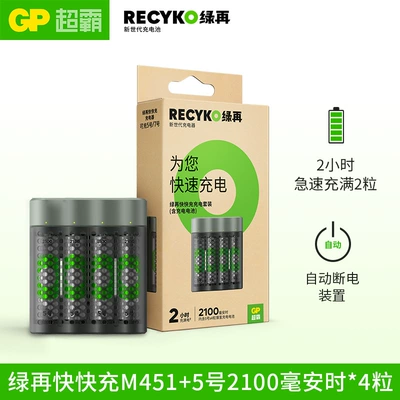 Ni-MH No. 5 1.2v Microphone – Hibrid akkumulyator batareyaları - no-5-charging-x4-tablets-with-2-hour-m451-charger