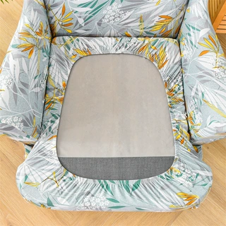 定制跨境亚马逊弹力老虎凳套 斯佳蒙坐垫套沙发套美式翼椅套厂家