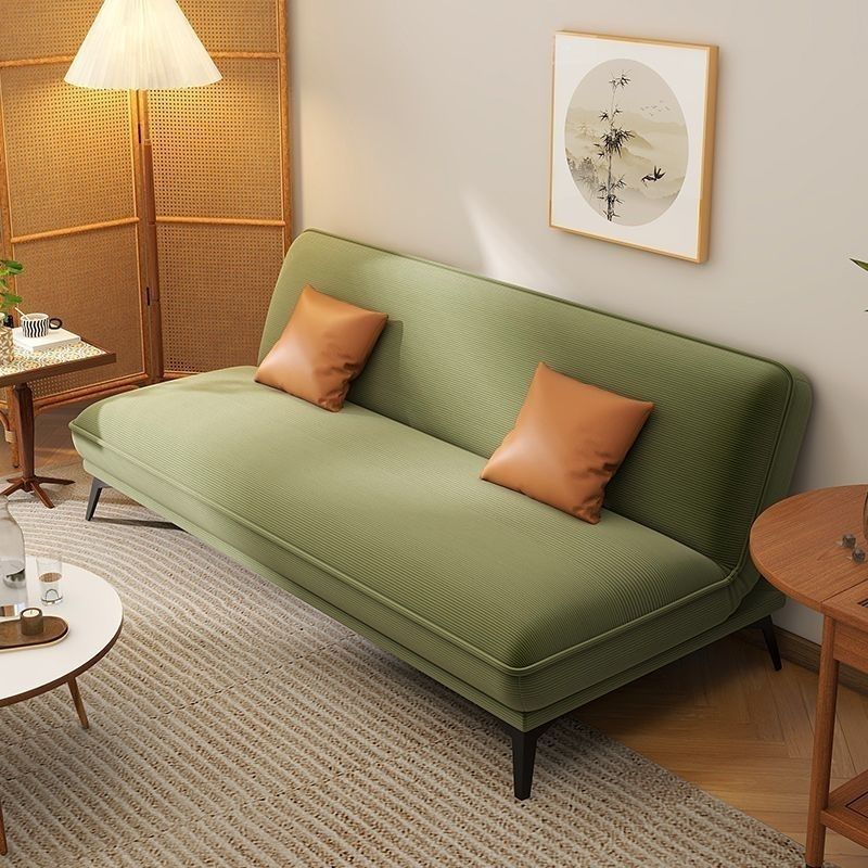Sofa Bed Dual-Purpose Multifunctional Sitting and Sleeping Integrated Small Apartment Living Room Corduroy Lazy Sofa Foldable Bed