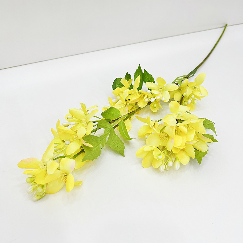 仿真花桂花枝连翘花枝千里香婚庆家居装饰酒店装饰拍摄道具假花|undefined