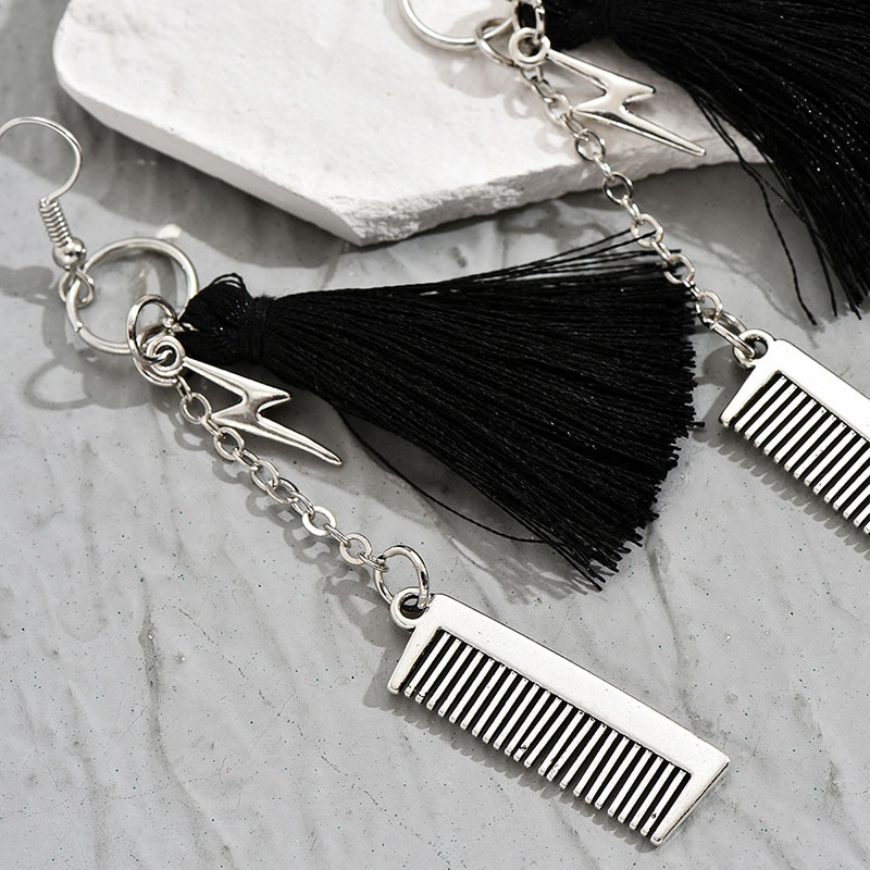 1 Pair Fashion Comd Alloy Tassel Plating Women's Drop Earrings display picture 5