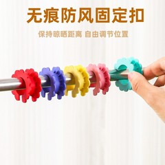 厂家批发衣架防风扣太阳花硅胶固定器通用晒衣服神器防风固定扣