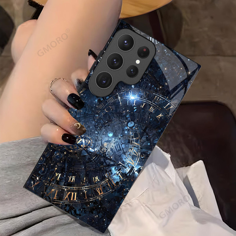 New Foreign Trade Product: Mechanical Starry Sky Glass Galaxy S22 High-End Phone Case, Samsung S24 Full-Cover Anti-Drop Hard Case New Foreign Trade Product: Mechanical Starry Sky Glass Galaxy S22 High-End Phone Case, Samsung S24 Full-Cover Anti-Drop Hard Case