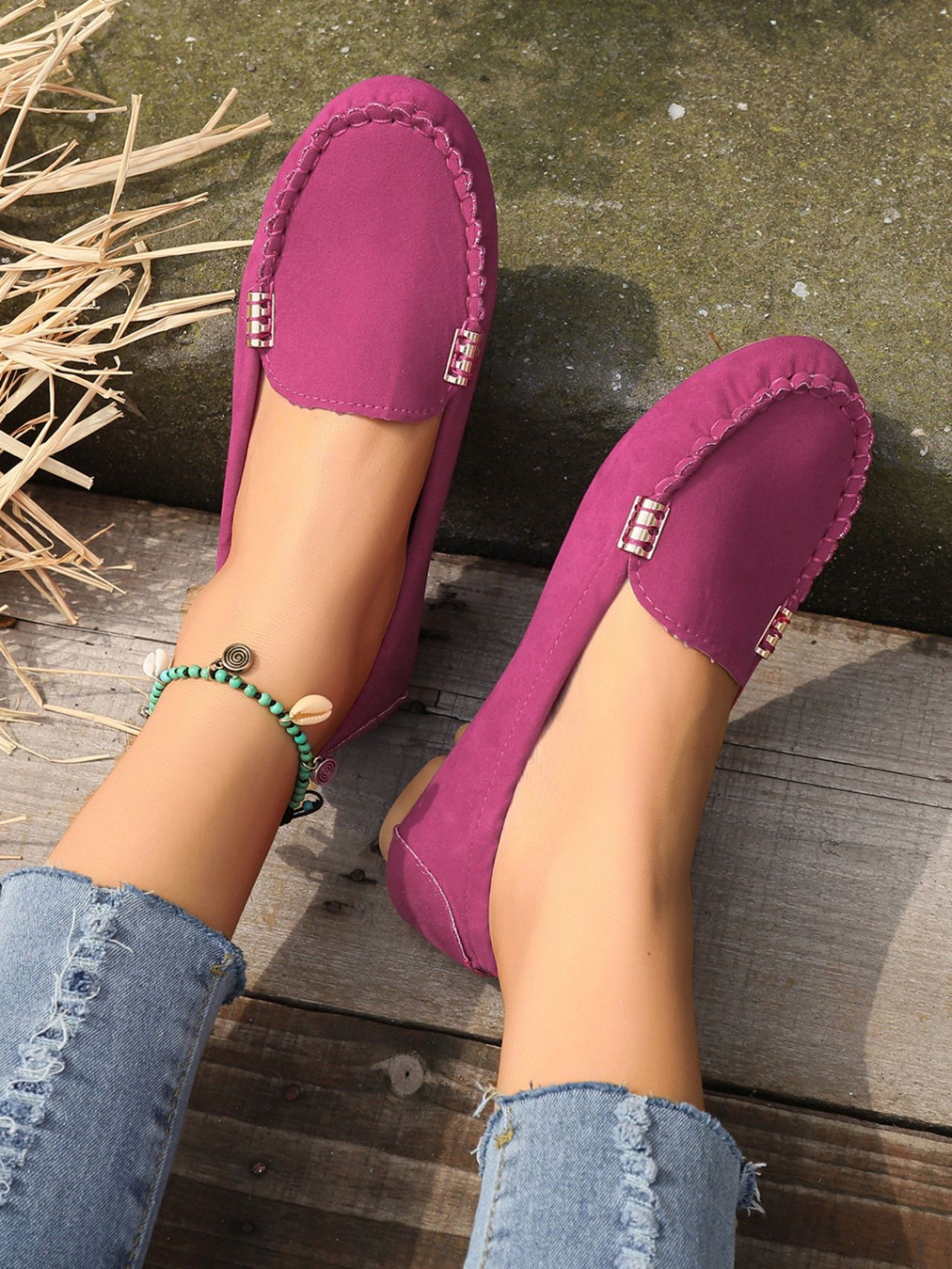 Cross-border Year-round In-stock Flat Shallow Casual Women's New Spring And Autumn Models, Large Size Lightweight Work_vogvips.com