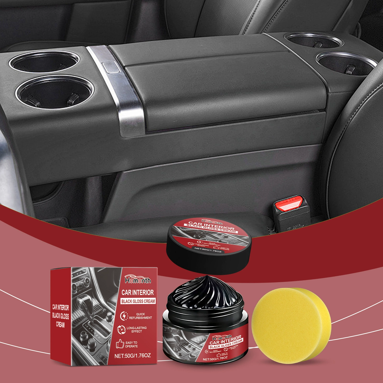 Многофункциональная реставрационная паста для автомобиля HOMONTH, чистка салона автомобиля, обеззараживание, реставрация и паста для ухода за блеском