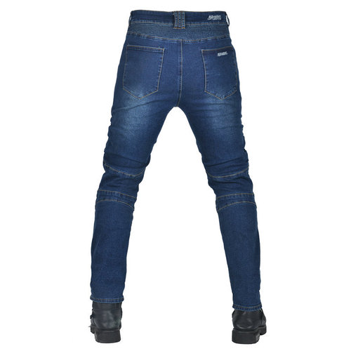 Cross-border motorcycle jeans, classic old cow belt cover, retro motorcycle off-road high-waist straight riding pants