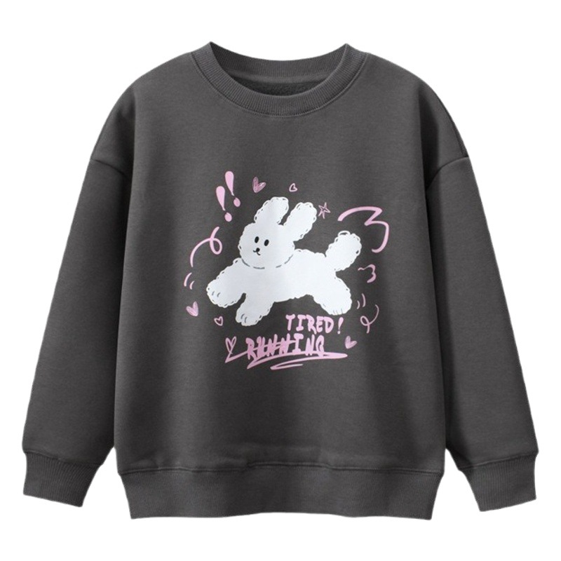 GRrr ropa para niños transfronteriza Otoño e Invierno suéter mediano y grande para niños con forro polar para hombres y mujeres camisa pullover suministro en vivo entrega de una pieza