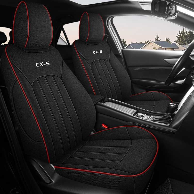 CX-5 Four Seasons, Mazda Modelə uyğun (Original) oturacaq örtükləri - red