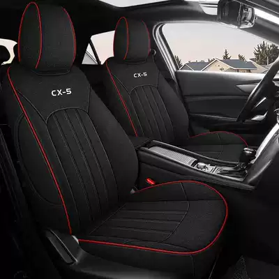 Four Seasons Linen Car Seat, Modelə uyğun (Original) oturacaq örtükləri - sports-red-standard-edition-note-model-year-rear-half-bag