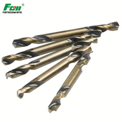 Square Double-Headed Twist Drill High-Speed Steel Special Double-Edged Twist Drill Bit Straight Shank Twist Drill Stainless Steel Drill Bit