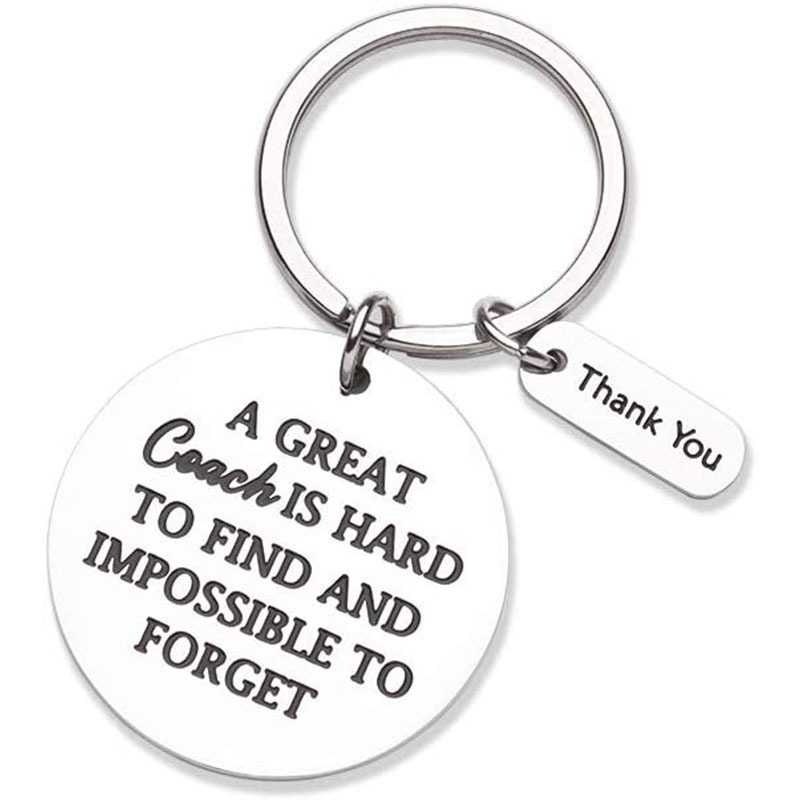 Amazon New Stainless Keychain Coach Gift Coach Birthday Gift Teacher Thank You Gift