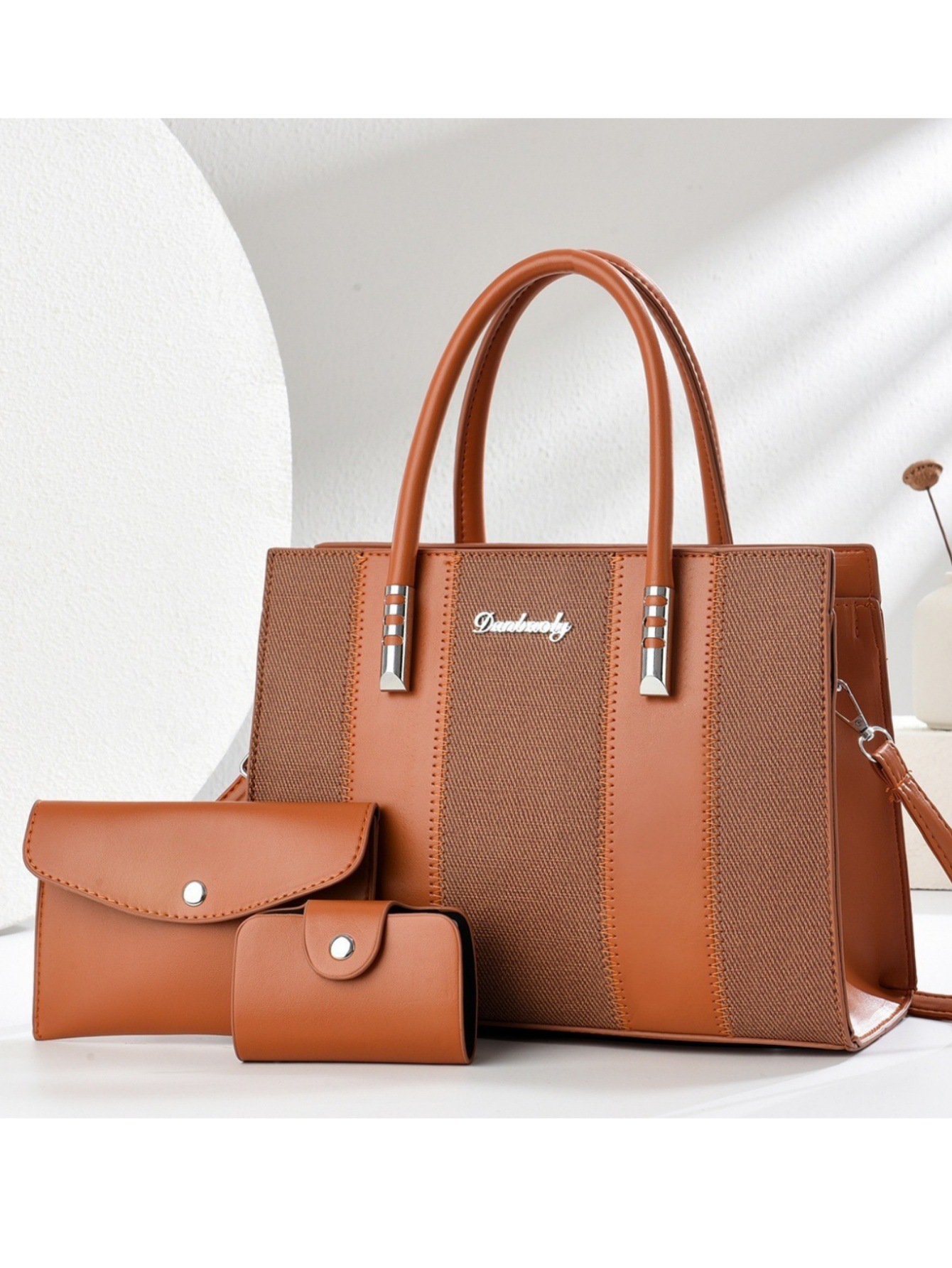 Cross-Border Women's Bags 2026 New Stylish Color-Blocking Large Capacity Tote Shoulder Commuter Mother-Daughter Bag