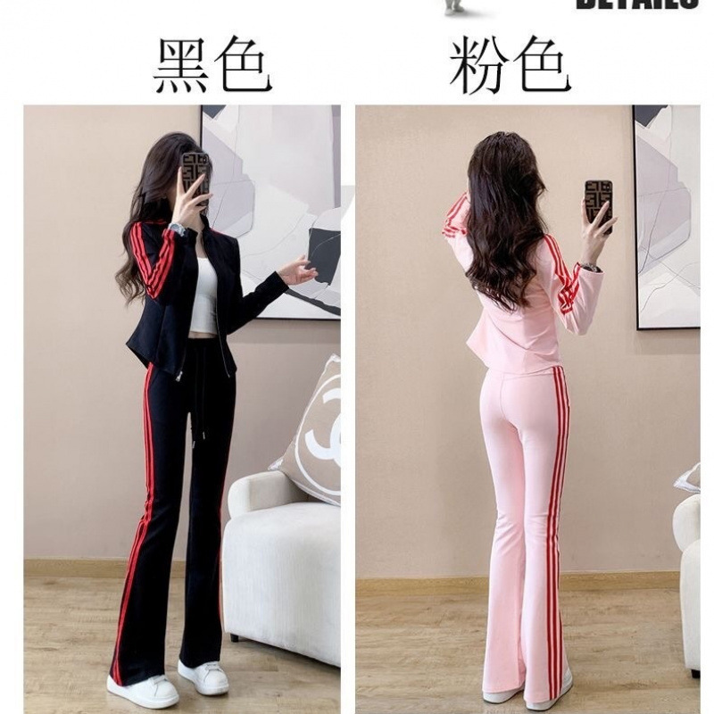 休闲运动套装时尚新款高档卫衣洋气跑步运动服两件套|undefined