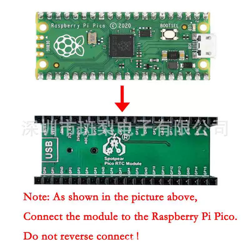 Плата расширения Raspberry Pi PICO модуль часов RTC DS1302 DS3231 чип часов
