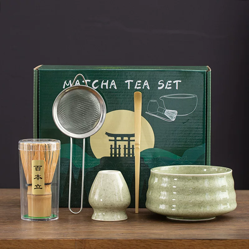 Matcha, ceramic tea cup, Japanese set