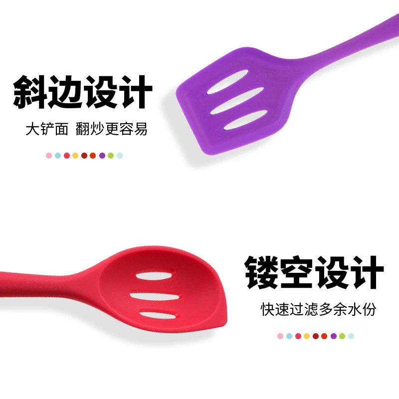 Силиконовая кухонная утварь, набор, скребок, кисть, 10 штук
