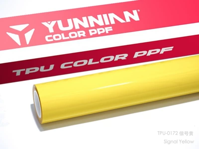 cross-border in stock, Auto Color Change Film - tpu-signal-yellow-suitable-for-both-wet-and-dry-use-15215m