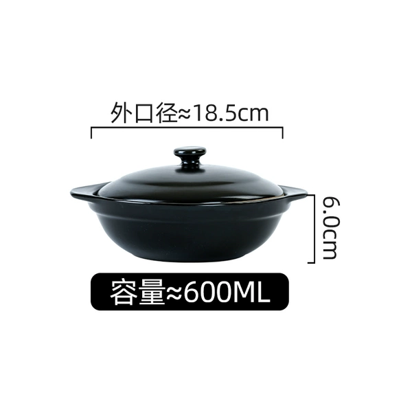 600ML single-person claypot rice pot♢
