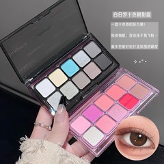 SHAQINUO パウダーミスト デイドリーム 10 色アイシャドウパレット韓国低彩度ガールグループスウィートガールミントカラーアイシャドウ美容メイク